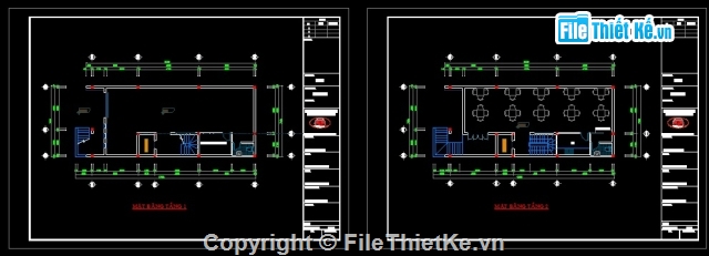 bản vẽ thiết kế kiến trúc nhà tổ hợp,nhà 7x17.5m (tổ hợp karaoke.cafe.masage.nhà nghỉ ),nhà tổng hợp